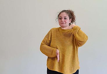 Portrait d'Ophélie en répétition